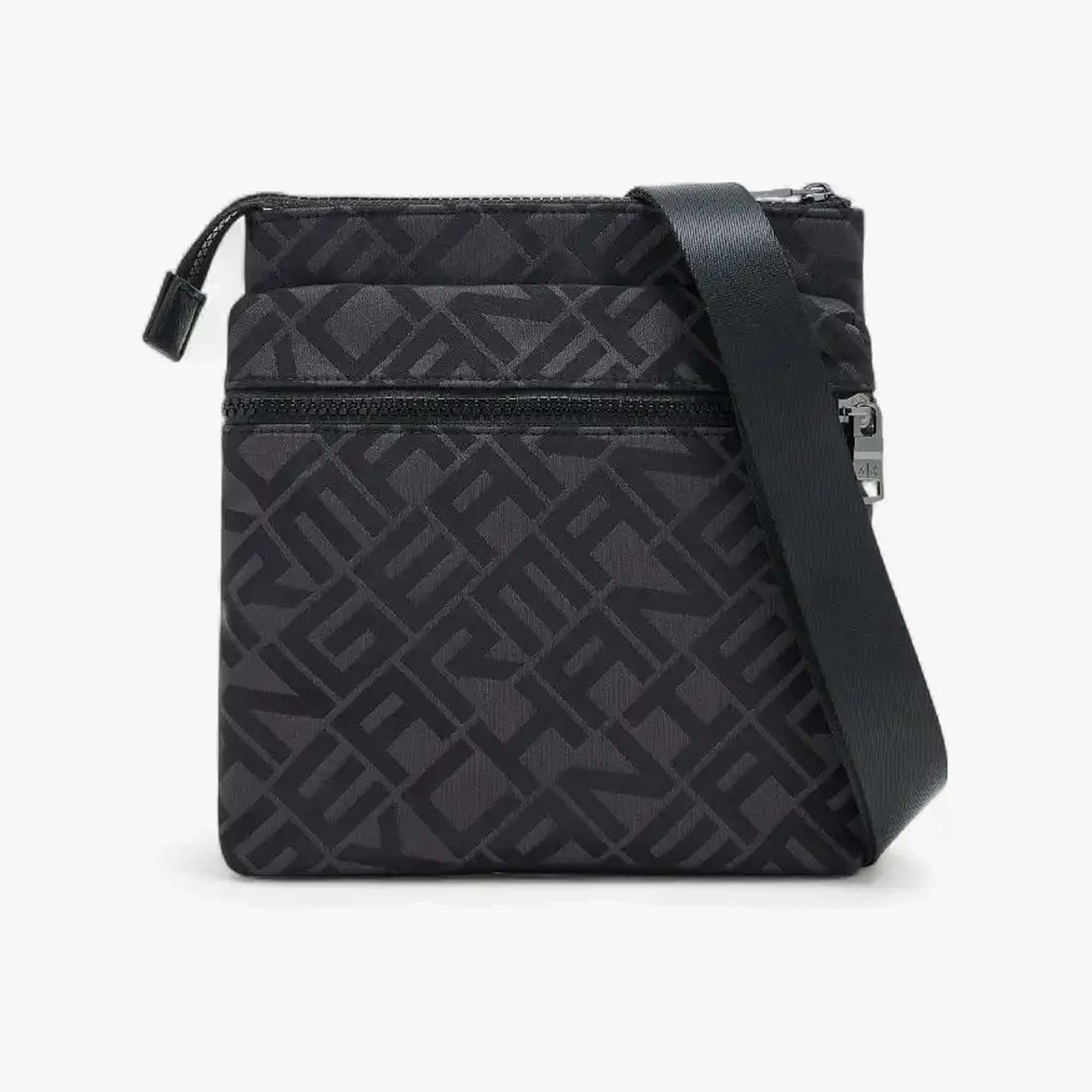 All Over Logo Crossbody Back With Adjustable Strap