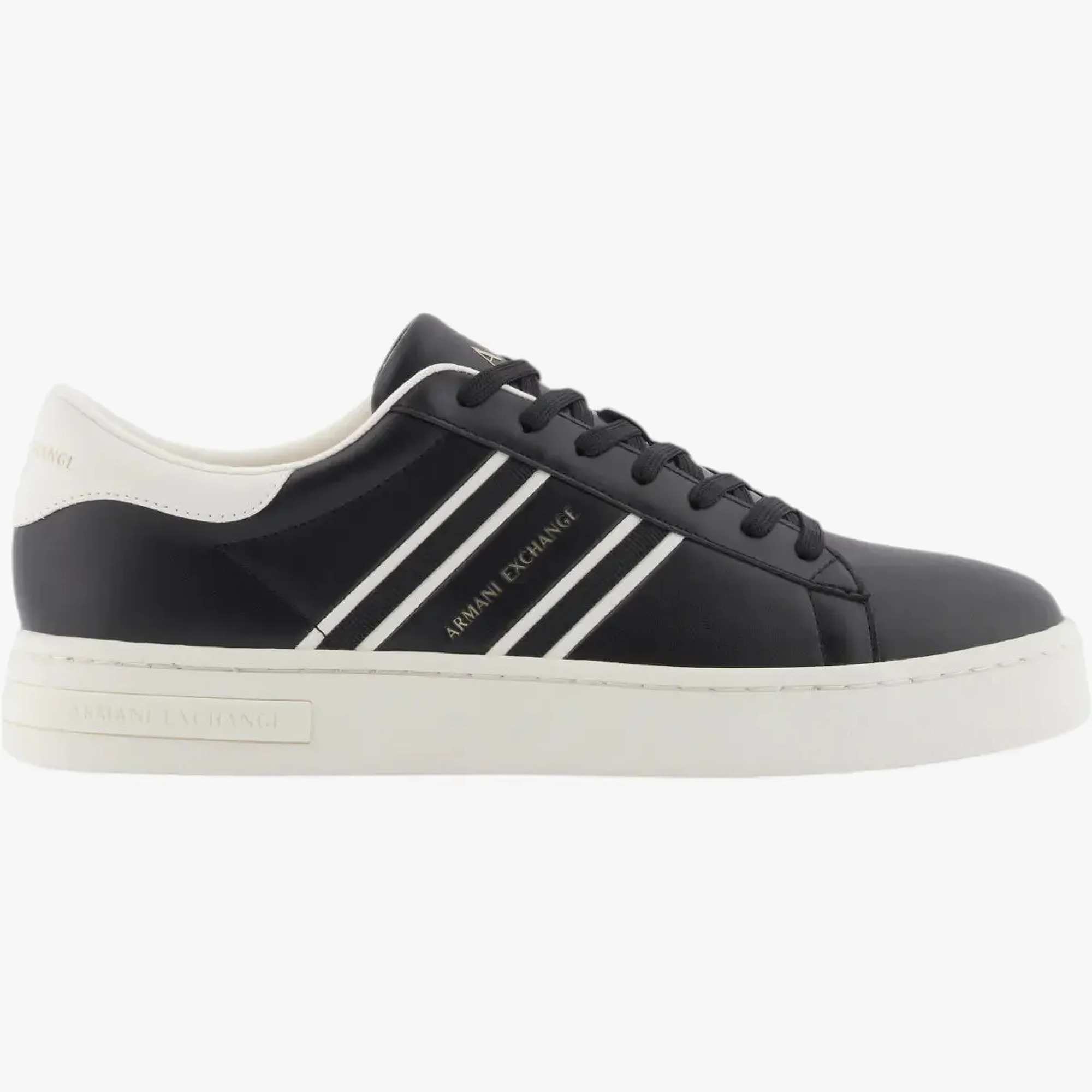 Round Toe Technical Sneakers With Logo Tape And Contrast Detailing