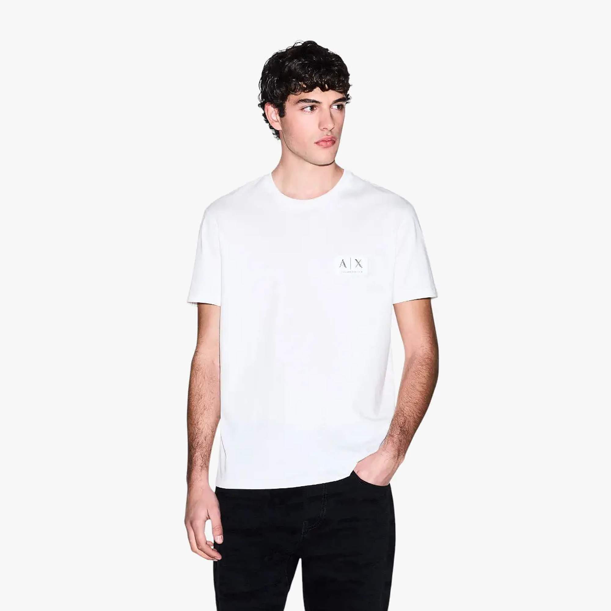 Black And Gold Regular Fit Cotton T-Shirt With Logo Tape