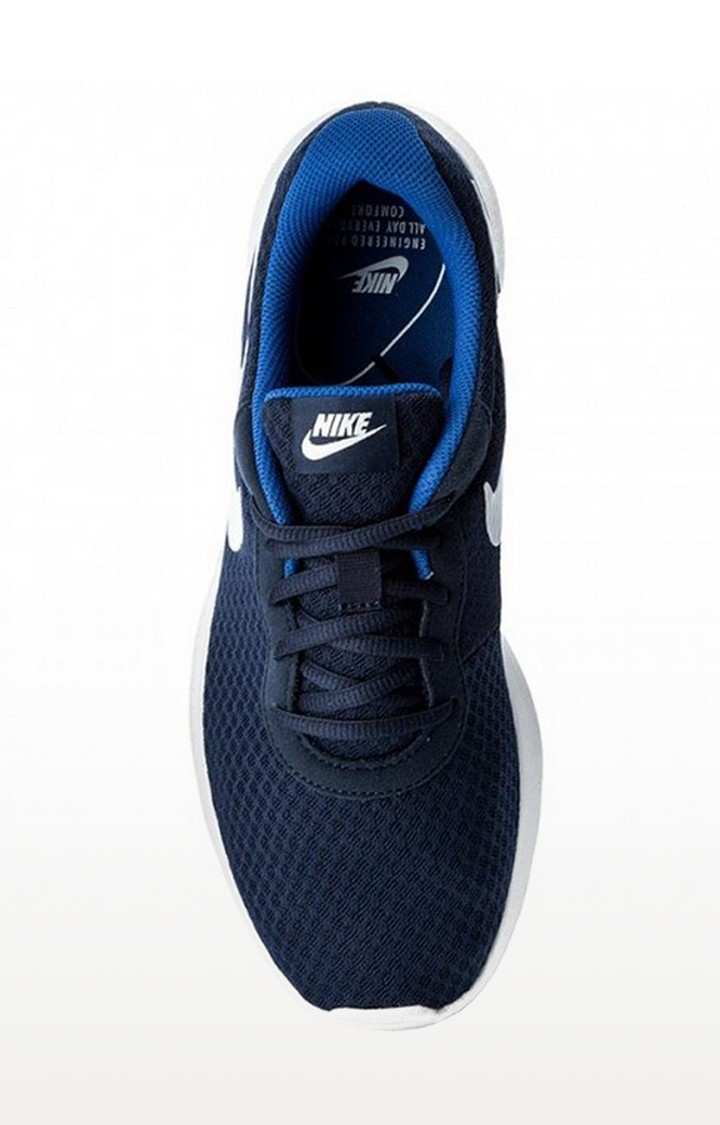 Blue Nike Tanjun Outdoor Sports Shoes