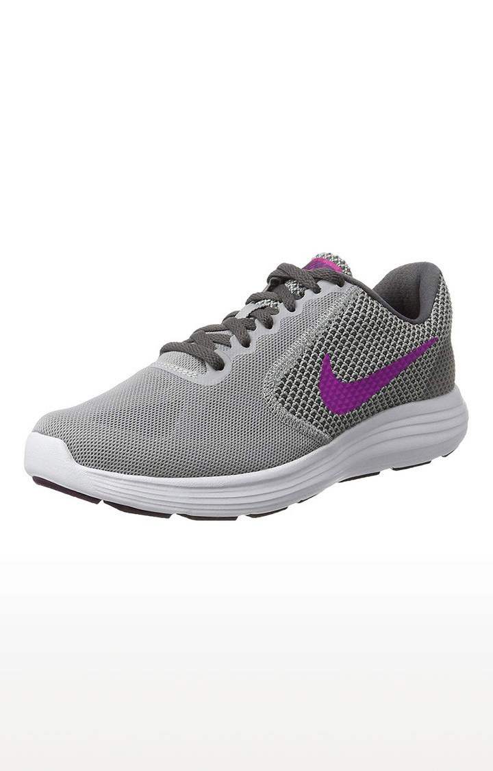 Women's Grey Synthetic Outdoor Sports Shoes