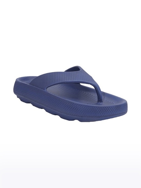 Women's A-HA Rubber Blue Slippers