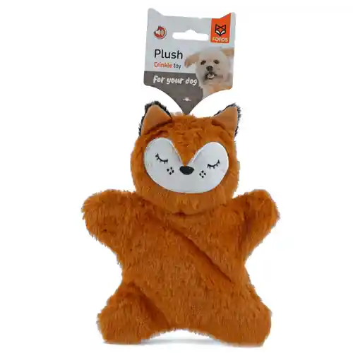 Barkbutler Fofos Glove Plush Fox Toy for Dogs | for Soft Chewers
