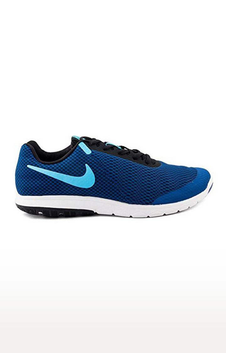 Nike blue 2025 orange running shoes