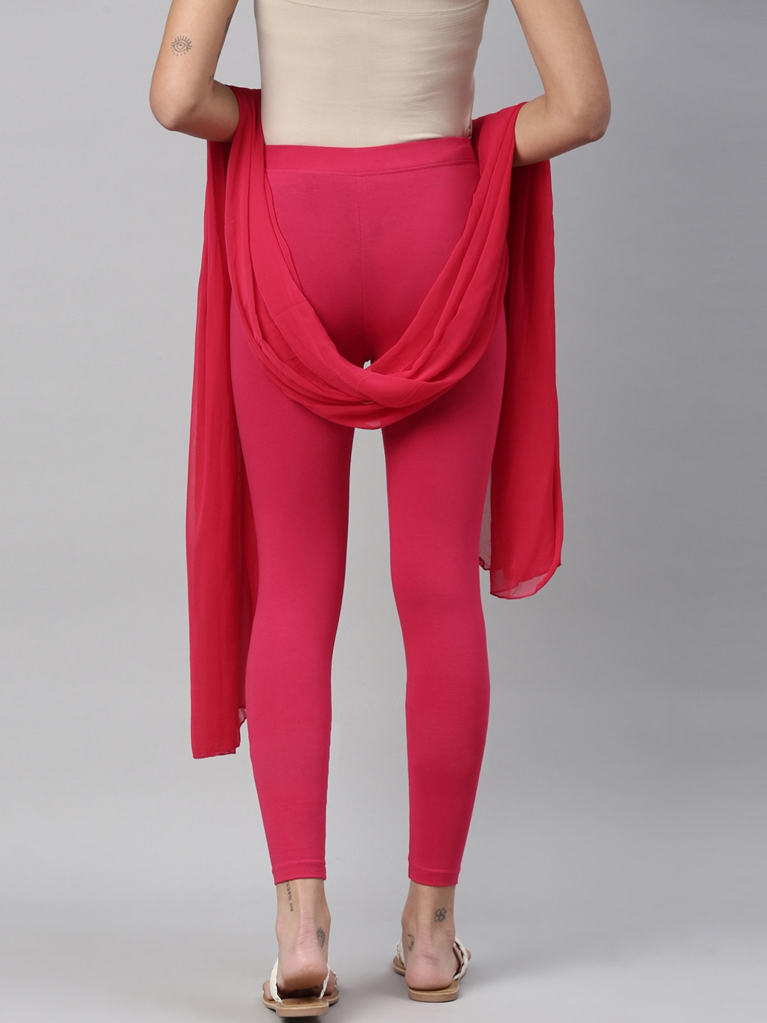 Buy Pink Churidars & Leggings for Women by Twin Birds Online | Ajio.com