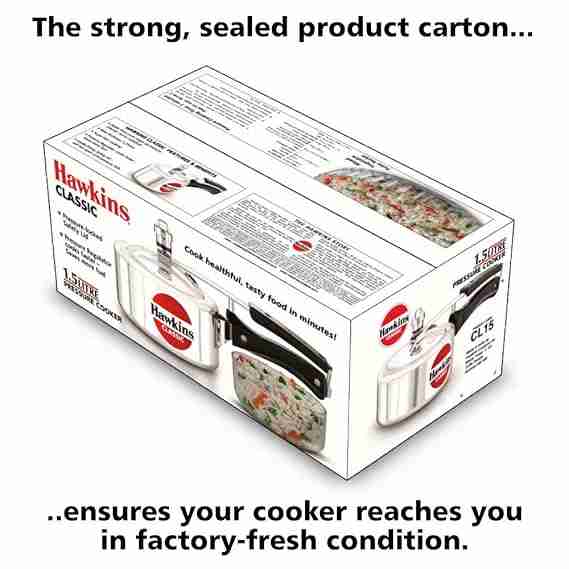 HAWKINS HOUSEHOLD COOKER ALMUNIUM CLASSIC