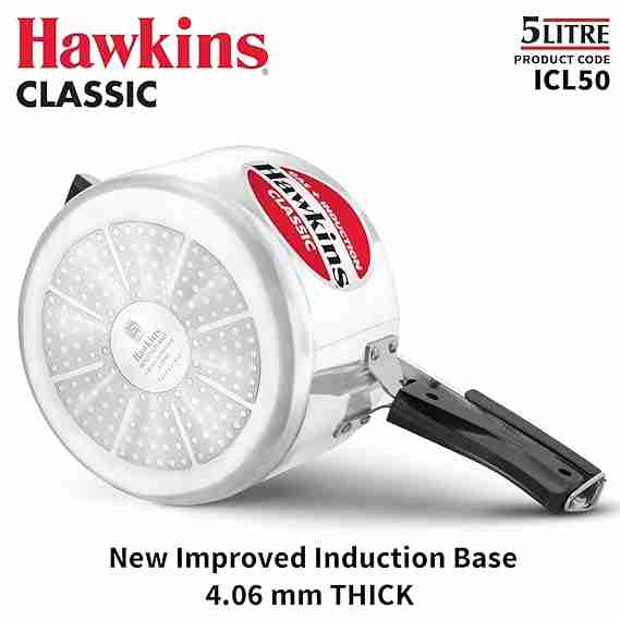 HAWKINS HOUSEHOLD COOKER ALMUNIUM CLASSIC INDUCTION