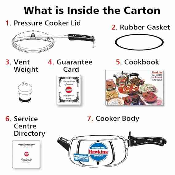 HAWKINS HOUSEHOLD COOKER STEEL CONTURA STEEL