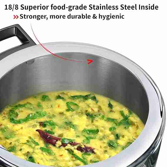 HAWKINS HOUSEHOLD COOKER STEEL TRI PLY