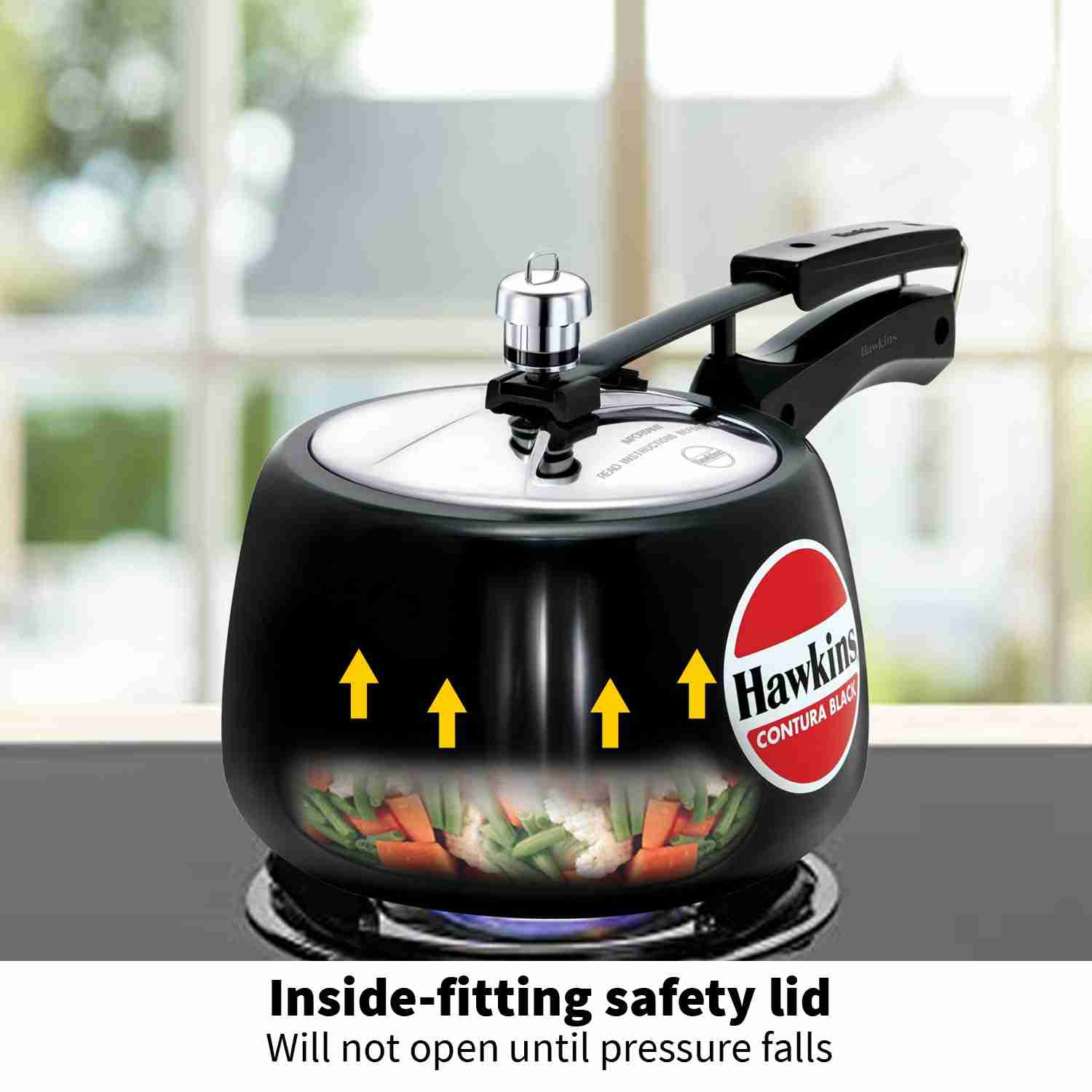 HAWKINS HOUSEHOLD COOKER ALMUNIUM CONTURA
