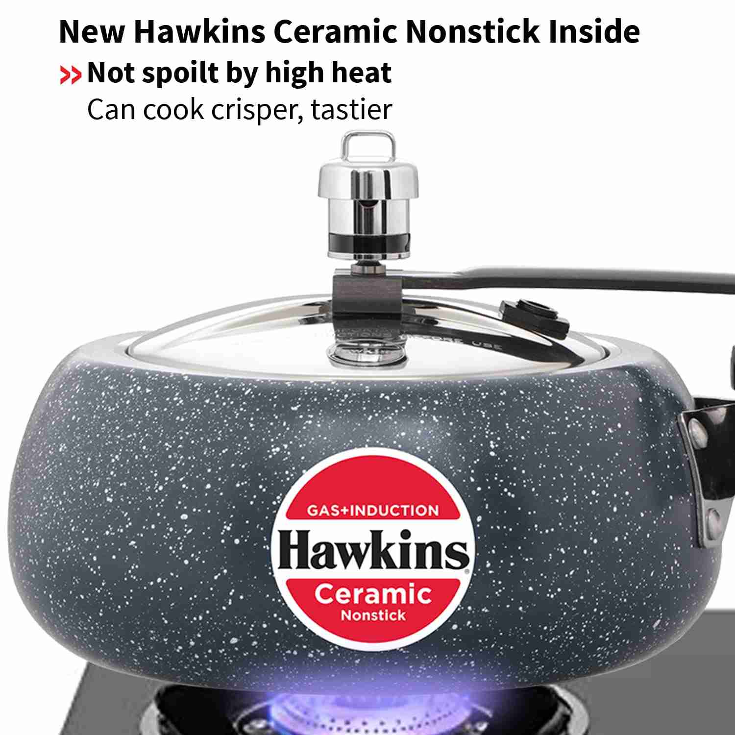 HAWKINS HOUSEHOLD COOKER ALMUNIUM CERAMIC