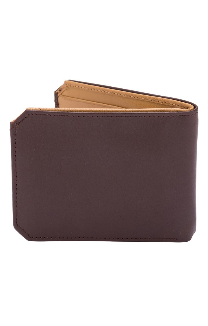 spykar | Spykar Brown Solid Leather Wallets 1