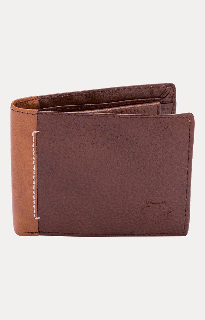 spykar | Spykar Brown Genuine Leather Wallet 0