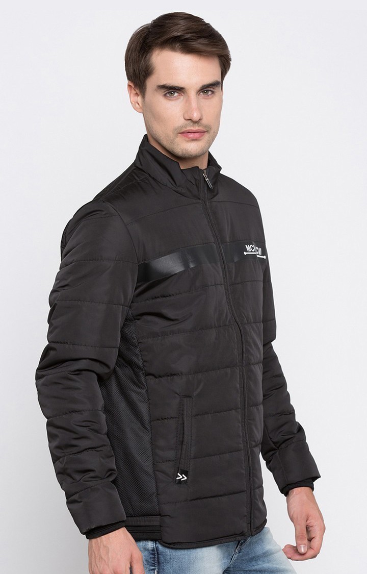 Spykar black new arrivals bomber jacket