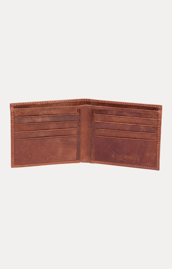 spykar | Spykar Brown leather wallet 2