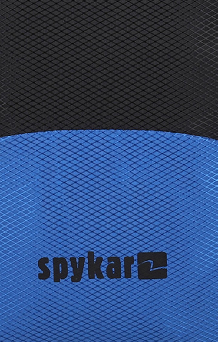 spykar | Spykar Black And Blue Printed Backpack 4