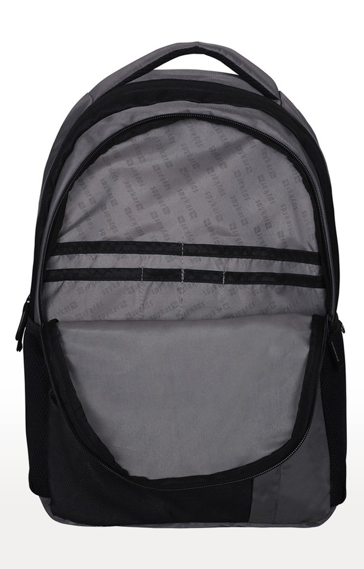 spykar | Spykar Black Solid Laptop Bags 3