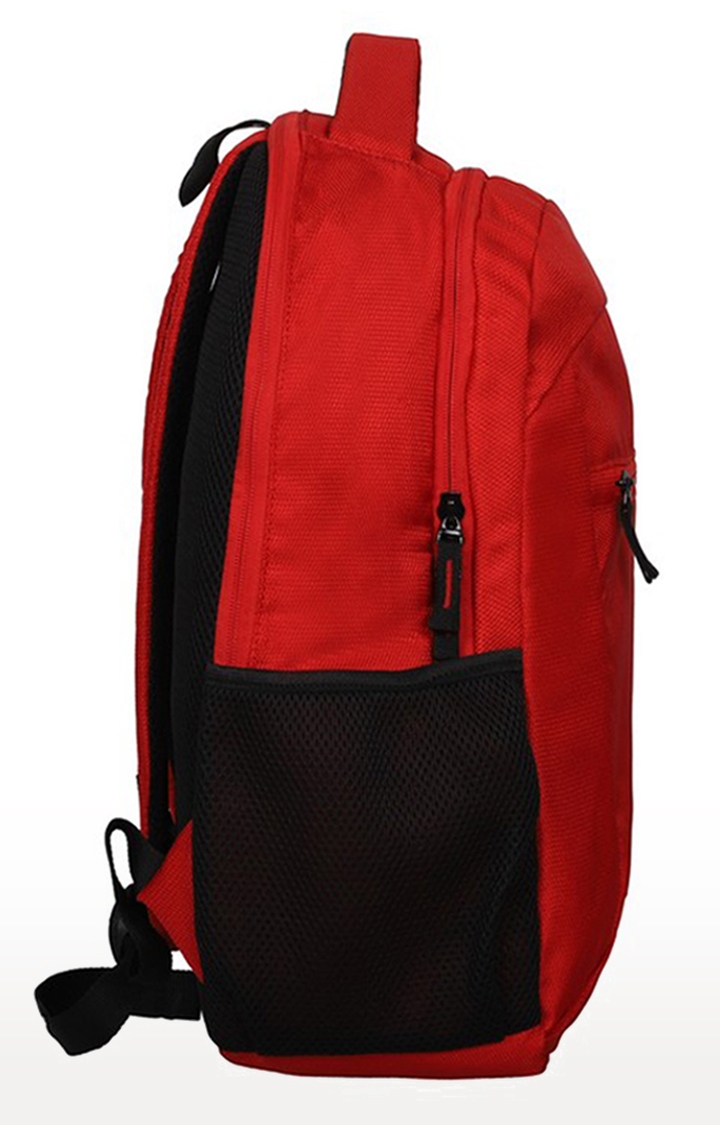 spykar | Spykar Red Polyester Solid Laptop Bag 3