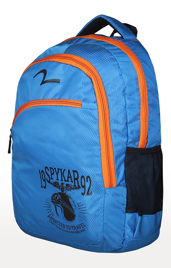 Spykar Blue Solid Backpack