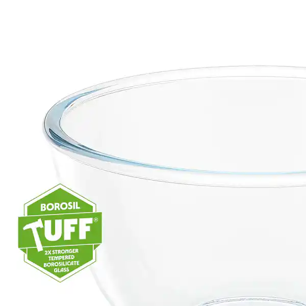 BOROSIL HOUSEHOLD GLASS BOWL MIXING BOWL