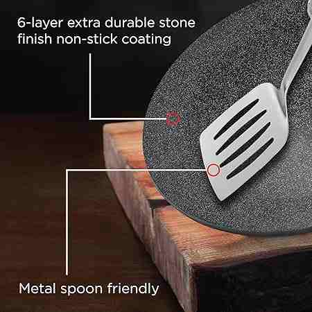 PRESTIGE HOUSEHOLD NONSTICK TAWA DURASTONE DOSA TAWA