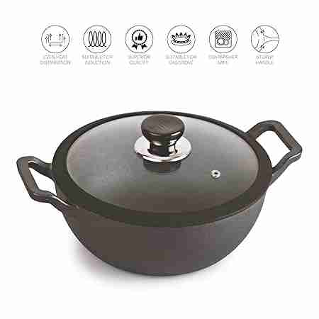 CELLO HOUSEHOLD IRON KADAI DEEP KADAI