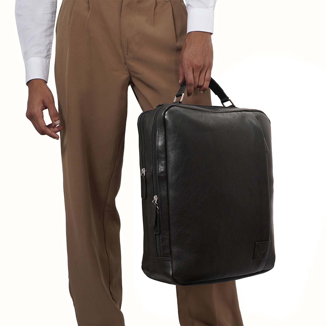 Hidesign Genuine Leather Men Backpack