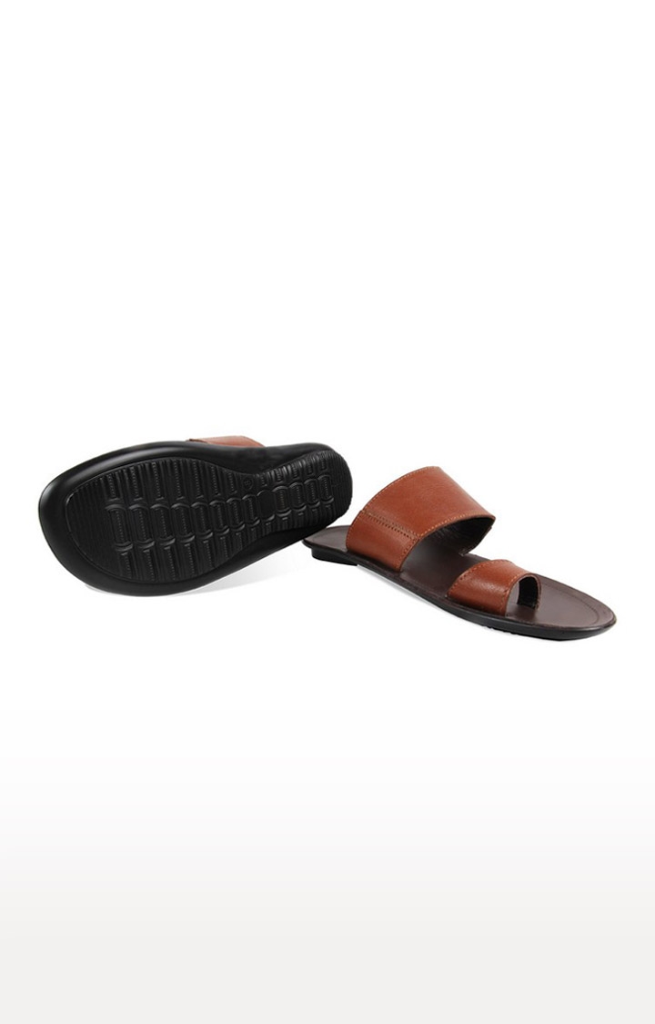 Regal | Men's Brown Leather Sandals 3
