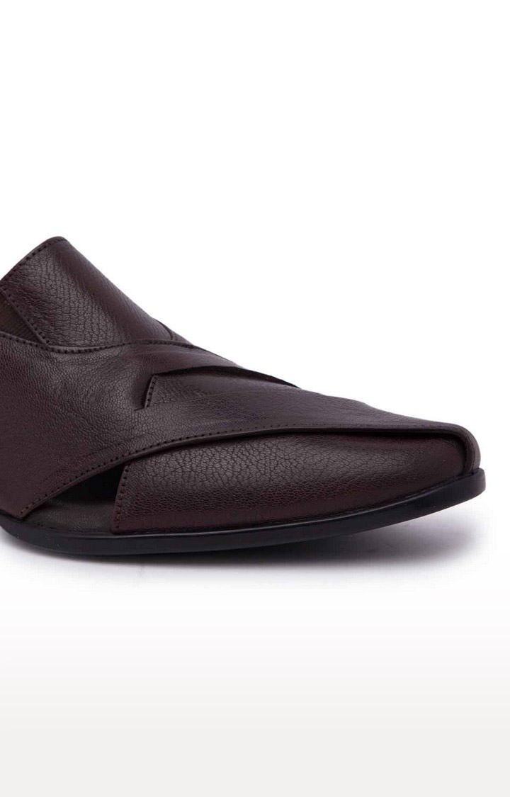 Regal | Men's Brown Leather Formal Slip-ons 4