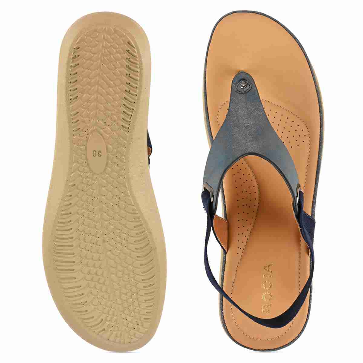 Rocia Blue Women Casual Comfort Sandal