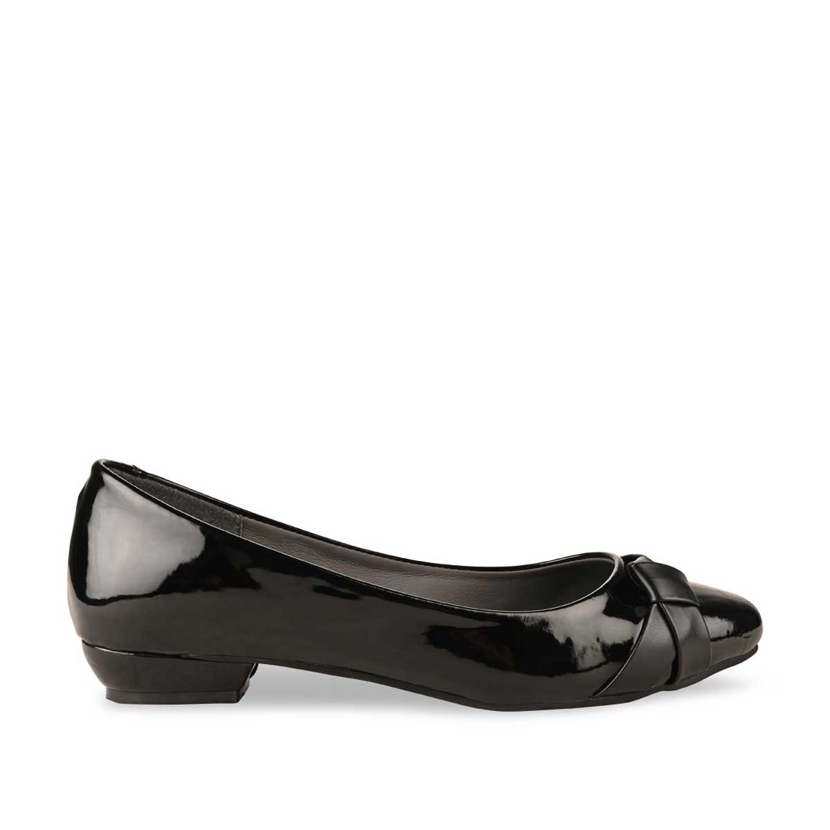 Rocia Black Women Patent Ballerinas