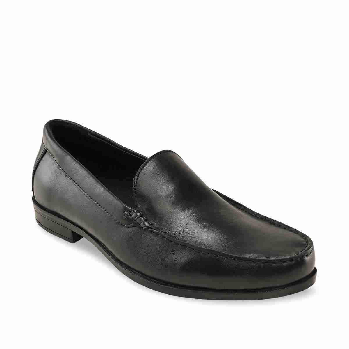 Mens black smart casual shoes store