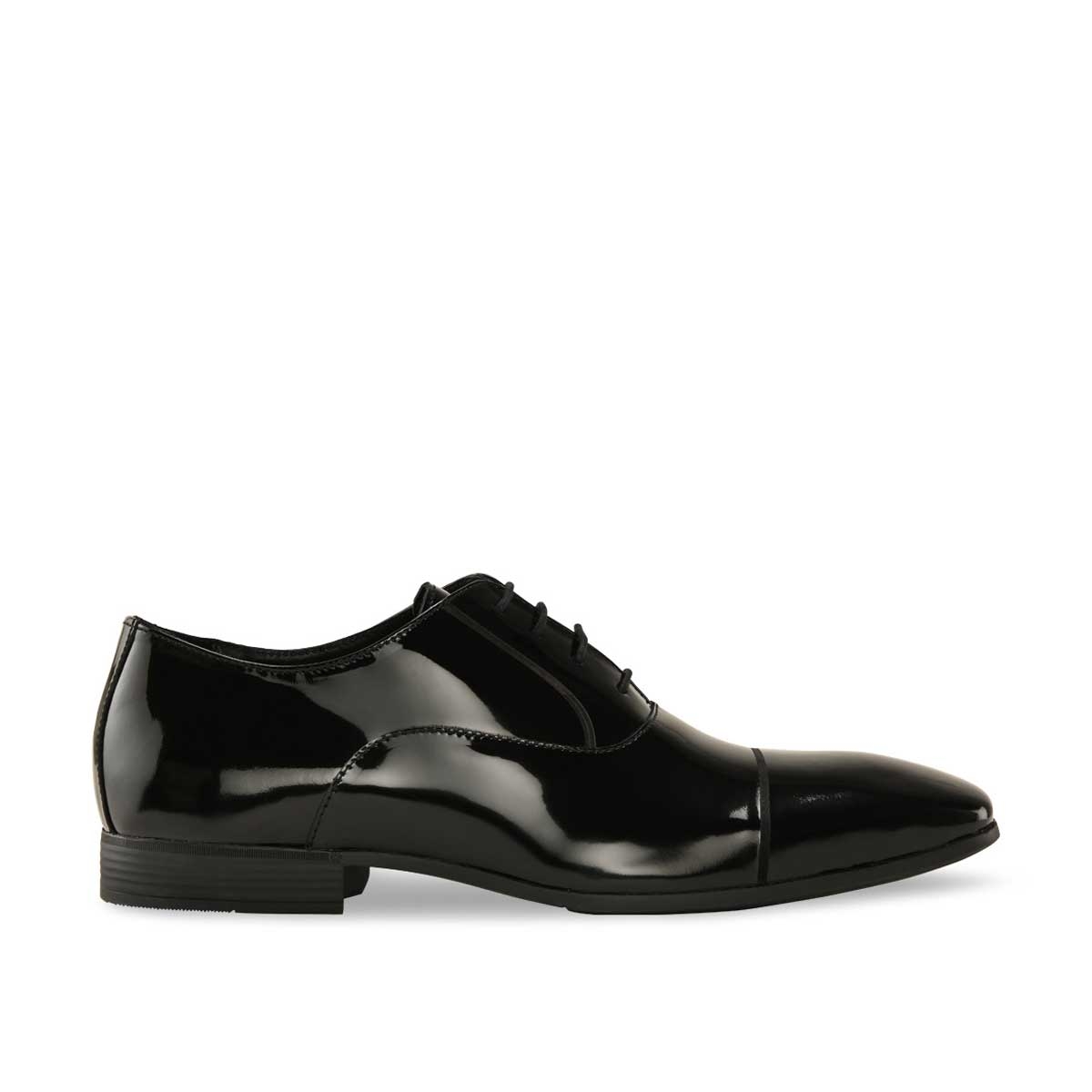 Imperio | Imperio Mens Black Formal Patent Leather Lace Up Shoes 0