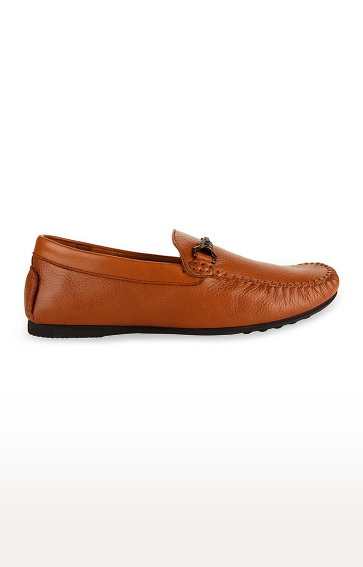 Men's Brown Leather Loafers