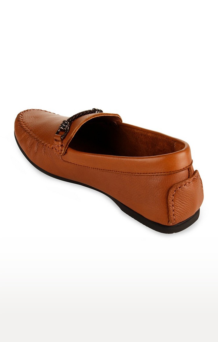 Men's Brown Leather Loafers
