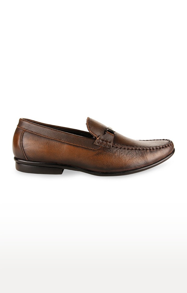 Men's Brown Leather Loafers