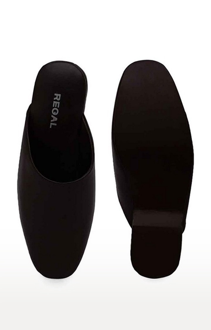 Men's Brown Leather Mules