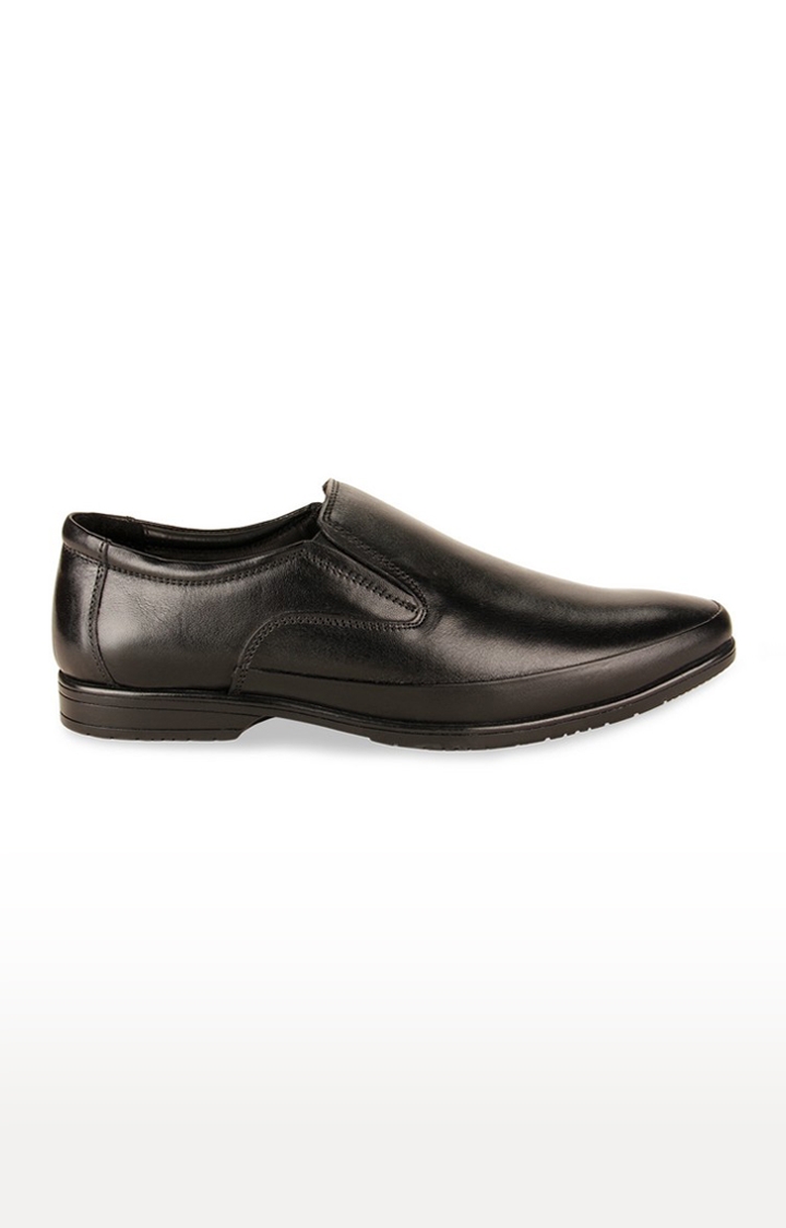 Regal | Men's Black Leather Formal Slip-ons 0