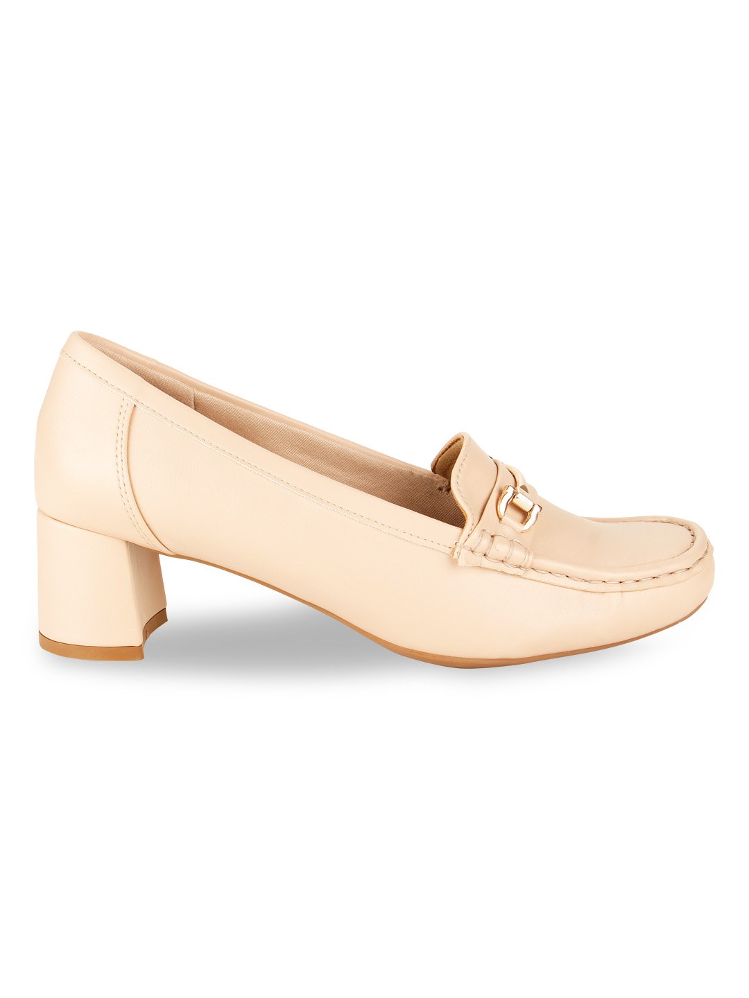 Rocia Nude Women Block Heeled Pumps