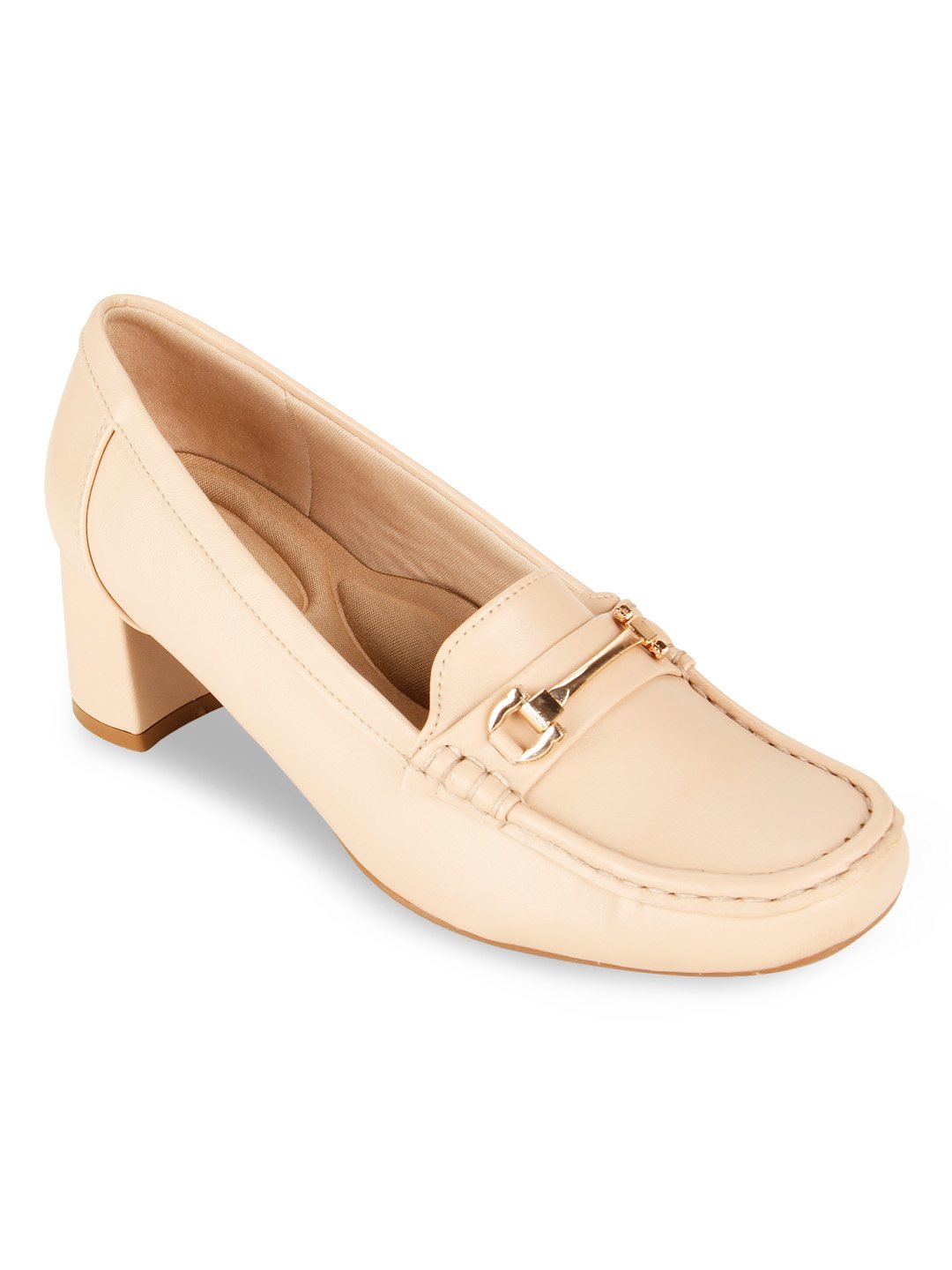 Rocia Nude Women Block Heeled Pumps