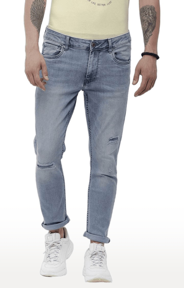 Voi Jeans | Men's Blue Polycotton Slim Jeans 0