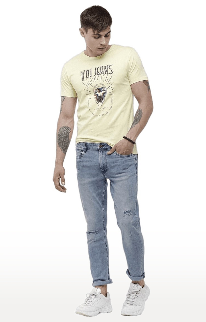 Voi Jeans | Men's Blue Polycotton Slim Jeans 1
