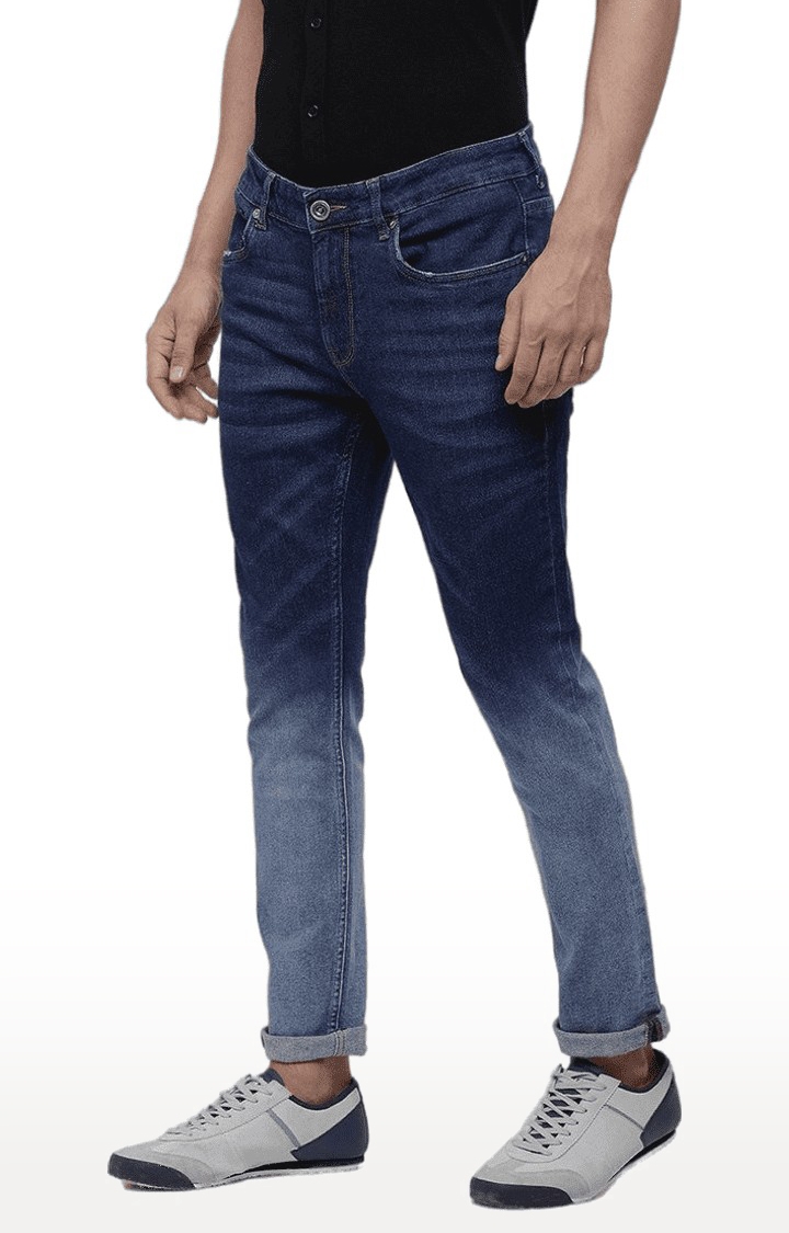 Voi Jeans | Men's Blue Cotton Slim Jeans 2