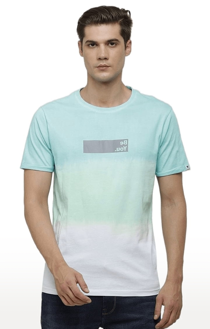 Voi Jeans | Men's Multicolour Cotton Colourblocked T-Shirt 0