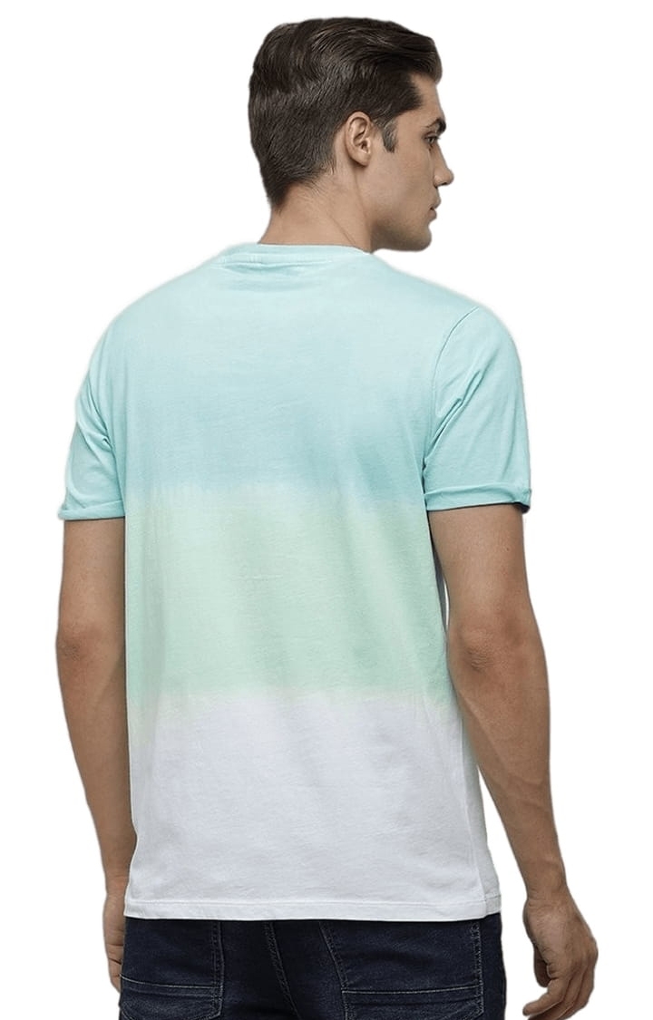 Voi Jeans | Men's Multicolour Cotton Colourblocked T-Shirt 3