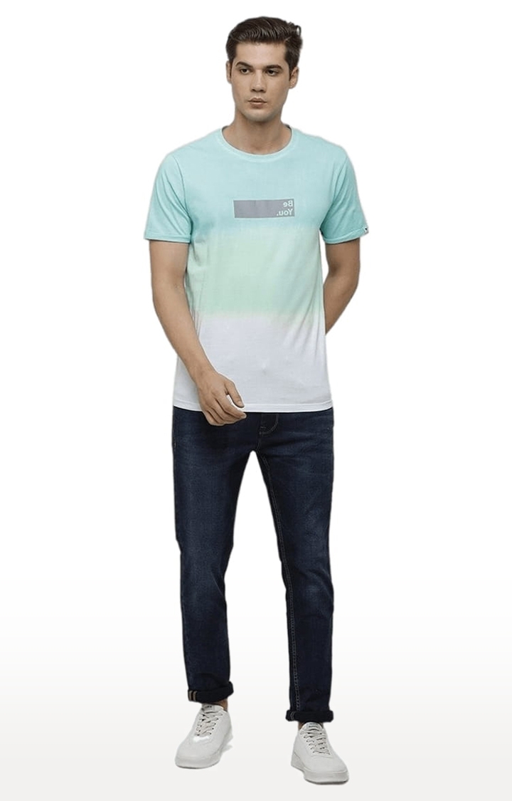 Voi Jeans | Men's Multicolour Cotton Colourblocked T-Shirt 1