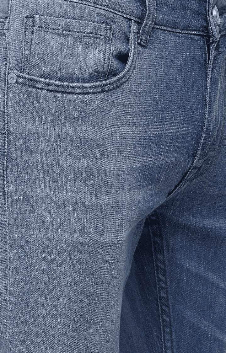 Men's Blue Cotton  Regular Jeans