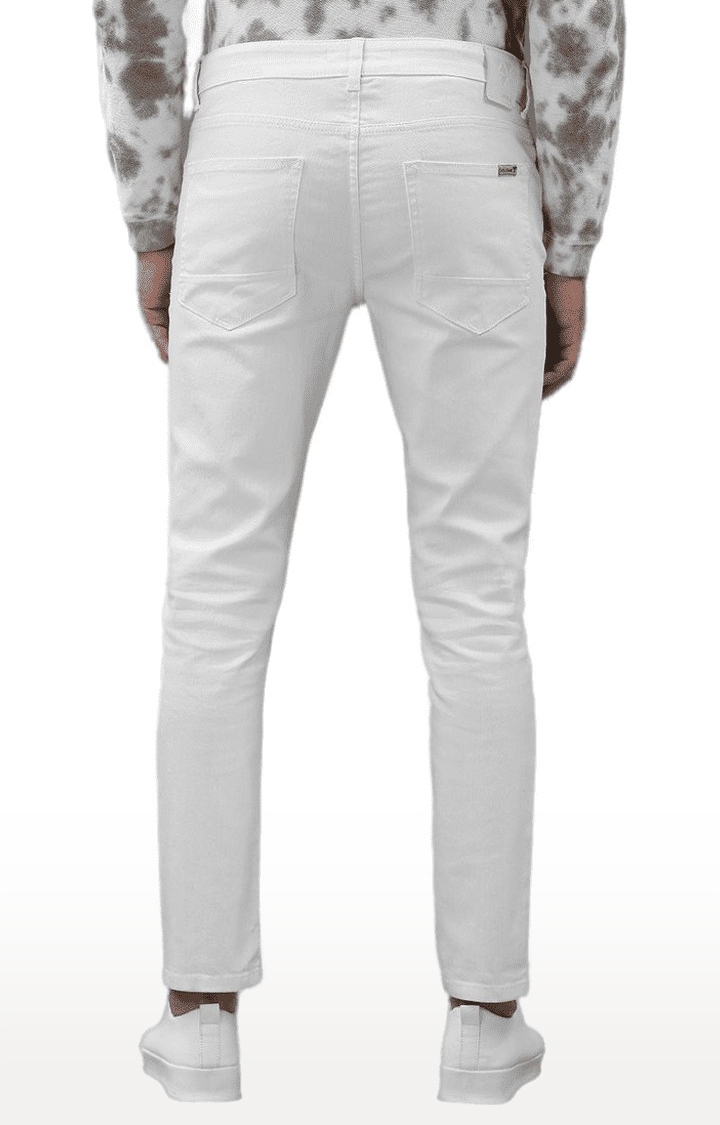 Voi Jeans | Men's White Denim  Regular Jeans 3