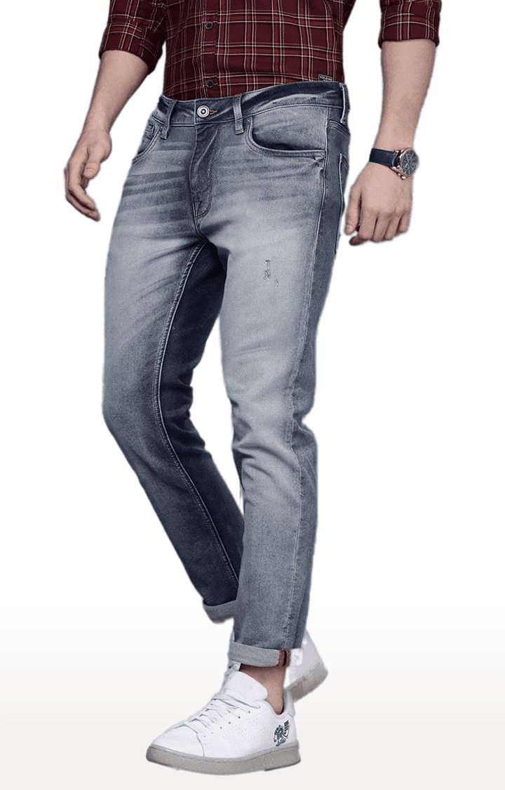 Voi Jeans | Men's Blue Polycotton Slim Jeans 2