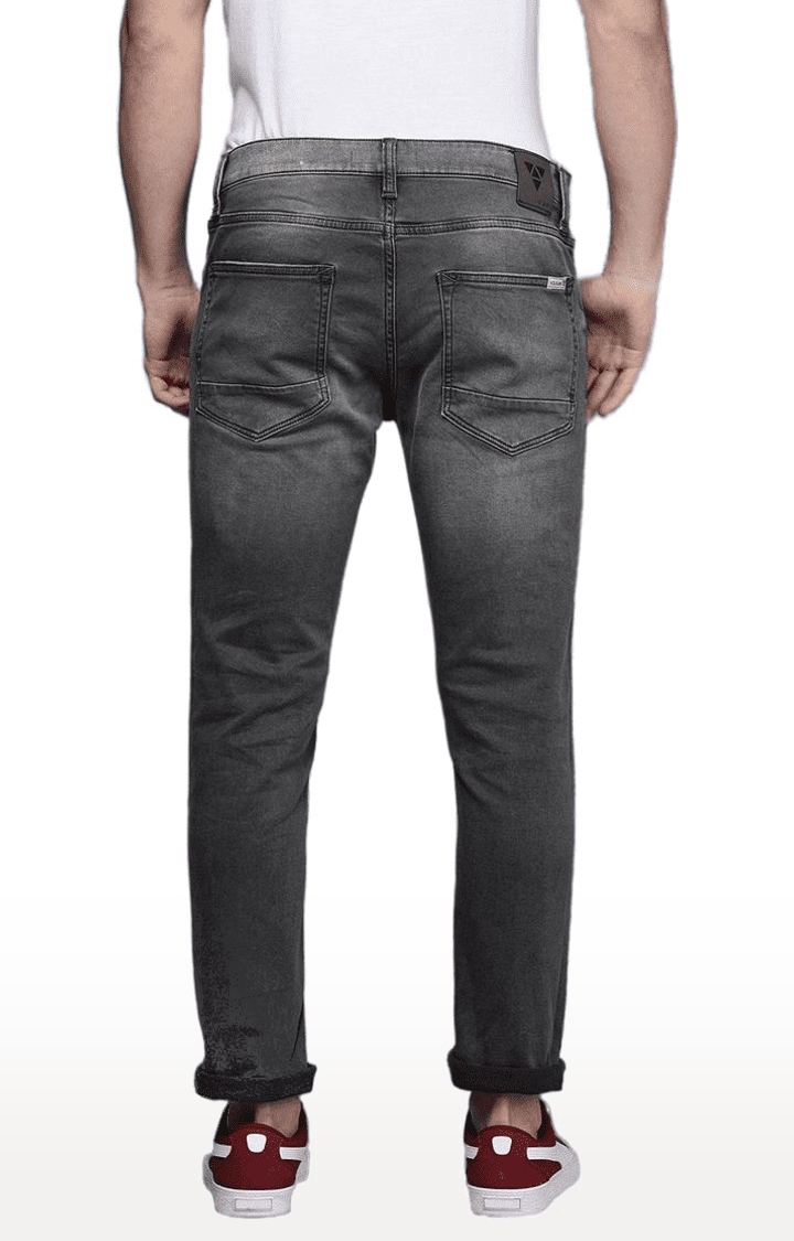 Voi Jeans | Men's Grey Cotton  Regular Jeans 3
